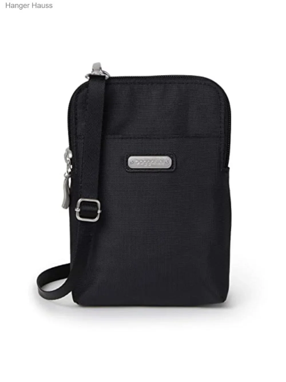Water-Resistant Nylon RFID Blocking Mini Crossbody Bag with Adjustable Strap